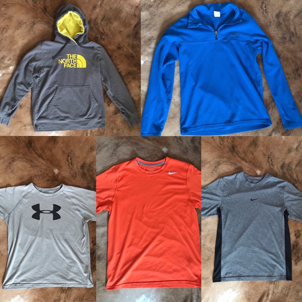 Boys/Men Bundle, North Face, Under Armour, Nike